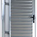 Ver imagem 2 de Porta de Alumínio Palheta com Visor 210 x 100 Esquerda Linha All Soft Cor Brilhante