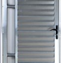 Ver imagem 2 de Porta de Alumínio Palheta com Visor 210 x 100 Direita Linha All Soft Cor Brilhante