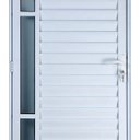 Ver imagem 2 de Porta de Aluminio Palheta Visor Lateral Vmb Esquerda Linha Premium:2,10 X 0,80/branco