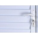 Ver imagem 3 de Porta de Aluminio Palheta Visor Lateral Vmb Esquerda Linha Premium:2,10 X 0,80/branco