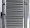 Ver imagem 2 de Porta de Alumínio Palheta Visor Duplo 210 x 90 Esquerda Linha All Soft Cor Brilhante
