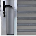 Ver imagem 3 de Porta de Alumínio Palheta Visor Duplo 210 x 90 Esquerda Linha All Soft Cor Brilhante