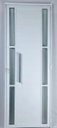 Ver imagem 2 de Porta de Alumínio Lambril com Visor Duplo com Puxador Cor Branco 210 x 80 Esquerda Linha All