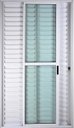 Ver imagem 1 de Porta de Alumínio Balcão 3 Folhas Móveis com Fechadura Linha Premium:2,10 X 1,50/branco