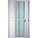 Ver imagem 1 de Porta de Alumínio Balcão 3 Folhas Móveis com Fechadura Linha Premium:2,10 X 1,50/branco