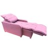 Poltrona Retratil e Reclinavel Com Rodape Regulavel Azera Rosa - 2