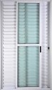 Ver imagem 1 de Porta de Aluminio Balcão 3 Folhas Móveis com Fechadura Linha Premium:2,10 X 1,20/branco