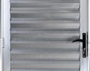 Ver imagem 2 de Porta de Aluminio Palheta Ventilada Esquerda Linha Premium:2,10 X 0,90/brilhante