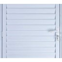 Ver imagem 2 de Porta de Aluminio Palheta Ventilada Esquerda Linha Premium:2,10 X 0,90/branco