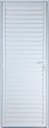 Ver imagem 1 de Porta de Aluminio Palheta Ventilada Esquerda Linha Premium:2,10 X 0,90/branco
