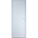 Ver imagem 1 de Porta de Aluminio Palheta Ventilada Esquerda Linha Premium:2,10 X 0,90/branco