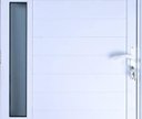 Ver imagem 2 de Porta de Aluminio Lambril Visor Lateral Linha Premium:2,10 X 0,80/direita/branco
