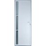 Porta de Aluminio Lambril Visor Lateral Linha Premium:2,10 X 0,80/direita/branco - 1