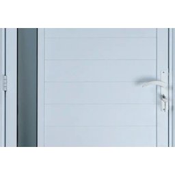 Porta de Alumínio Lambril com Visor Cor Branco 210 x 80 Direita Linha All Soft - 3