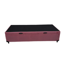 Ver imagem 2 de Cama Box Baú Solteiro Suede Rosé com Pistão a Gás - Imperium do Sono