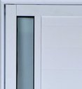 Ver imagem 3 de Porta de Alumínio Lambril com Visor Duplo Cor Branco 210 x 100 Direita Linha All Soft