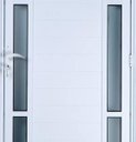 Ver imagem 2 de Porta de Alumínio Lambril com Visor Duplo Cor Branco 210 x 90 Direita Linha All Soft