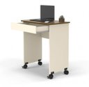Ver imagem 3 de Mesa Compacta para Escritorio Ideal Notebook e Estudo:off White Freijo