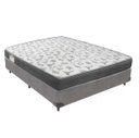 Ver imagem 1 de Cama Box Casal Iso 100 Espuma D33 138x188 Cinza - Ortobom