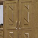 Ver imagem 3 de Guarda-roupa 10 Portas 4 Gavetas Capelinha Imbuia Madeira Pinus - Cavazotto