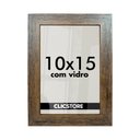 Ver imagem 3 de Kit 4 Porta Retrato 10x15 A6 Apoio Decorativo Moldura com Vidro Foto Decor:tabaco