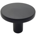 Ver imagem 2 de Kit 6 Puxadores Ruiz 191 Ponto Redondos Preto Fosco para Móveis Armários e Gavetas