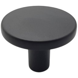 Kit 6 Puxadores Ruiz 191 Ponto Redondos Preto Fosco para Móveis Armários e Gavetas - 2