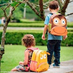 Mochila Escolar Infantil Multikids Little Buddys Macaco Caco BB231 - 3