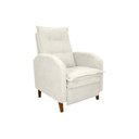 Ver imagem 1 de Poltrona Papai Reclinável Sala Mx 65 Yaris Buclê Bege Matrix Original