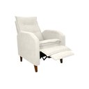 Ver imagem 4 de Poltrona Papai Reclinável Sala Mx 65 Yaris Buclê Bege Matrix Original