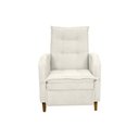 Ver imagem 3 de Poltrona Papai Reclinável Sala Mx 65 Yaris Buclê Bege Matrix Original