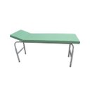 Ver imagem 1 de Mesa Exame Clínico 80x65x180 Cabeceira Regulável Esmaltada Verde Bebê