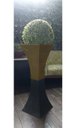 Ver mais imagens de Vaso Planta Pilar Suporte Torre 85x30 Trapézio Polietileno BGPLASTICOS V21 MARROM CAFE 003