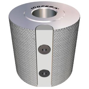 Cabeçote Lixador em Alumínio Ø 75 mm x 80 mm x Furo 30 mm - 430001 Indfema