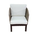 Ver imagem 2 de Poltrona em Corda Náutica de Alumínio Búzios Ocre - Cod 8900-3