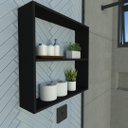 Ver imagem 3 de Nicho Preto Mdf -organizador Banheiro Lavanderia - Rufatto Decorações