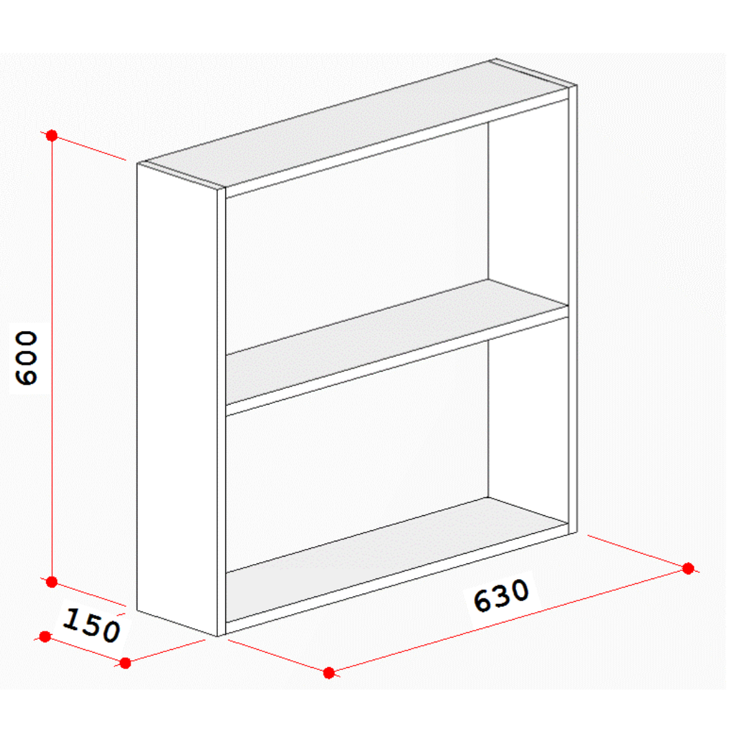 Nicho Preto Mdf -organizador Banheiro Lavanderia - Rufatto Decorações - 2