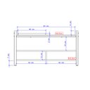 Ver imagem 5 de Sapateira com Banco Marrom e Tubos Pretos Carraro