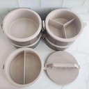 Ver imagem 4 de Cj 5 Marmitas Térmicas 25 Pratos Térmicos 1,8l Cappuccino Simonaggio Treviso