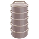 Ver imagem 1 de Cj 5 Marmitas Térmicas 25 Pratos Térmicos 1,8l Cappuccino Simonaggio Treviso