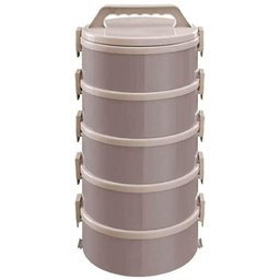 Cj 5 Marmitas Térmicas 25 Pratos Térmicos 1,8l Cappuccino Simonaggio Treviso - 1 Cj 5 Marmitas Térmicas 25 Pratos Térmicos 1,8l Cappuccino Simonaggio Treviso - 1