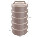 Ver imagem 2 de Cj 5 Marmitas Térmicas 25 Pratos Térmicos 1,8l Cappuccino Simonaggio Treviso