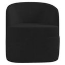 Ver imagem 6 de Kit 2 Poltronas Giratória Decorativa para Sala Dandara K04 Veludo Preto - Mpozenato