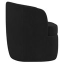 Ver mais imagens de Kit 2 Poltronas Giratória Decorativa para Sala Dandara K04 Veludo Preto - Mpozenato