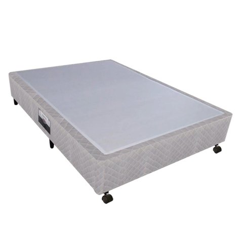 Base para Box Casal Poli 1,38x1,88x0,27 metros em Madeira Cor Cinza Castor