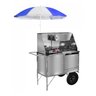 Carrinho de Cachorro Quente Lanche Salgado Inox com Guarda Sol Cefaz - 1