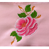 Toalha Banho Bordada Personalizada Duas Lindas Rosas. Cor: Rosa Dohler Artesanalle - 4