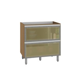 Balcão Evidence 2 Gavetas Reflecta Poliman Móveis - 1 Balcão Evidence 2 Gavetas Reflecta Poliman Móveis - 1