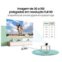 Ver mais imagens de Projetor Smart Samsung The Freestyle, Full HD