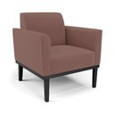 Ver imagem 4 de Sofá Namoradeira com 2 Poltronas Base de Madeira Fixa Preto Marisa Veludo D03 - D’Rossi Rose